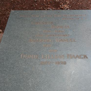 DANEEL Chrysos 1914-1968 &amp; Ingeborg 1919- :: MAACK Lillian 1887-1973