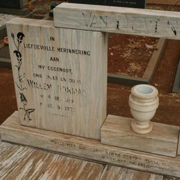 DEVENTER Willem Adriaan, van 191?-1971