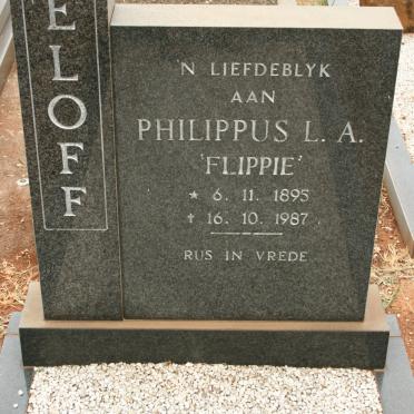 ELOFF Philippus L.A. 1895-1987