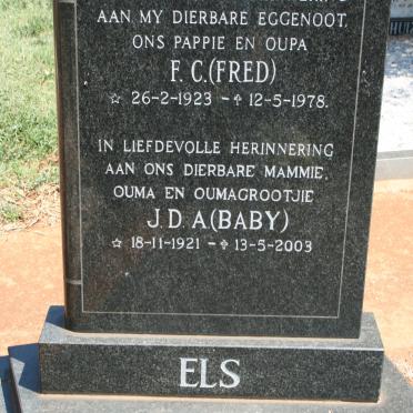 ELS F.C. 1923-1978 &amp; J.D.A. 1921-2003