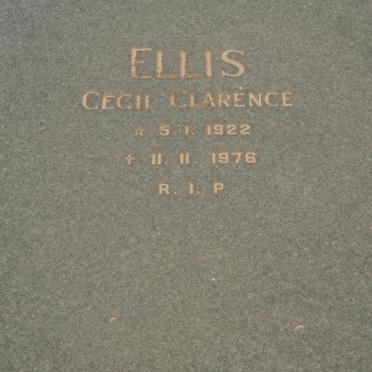 ELLIS Cecil Clarence 1922-1976