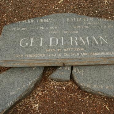 GELDERMAN Hendrik Thomas 1899-1978 &amp; Kathleen Audrey LOMBARD 1904-1971