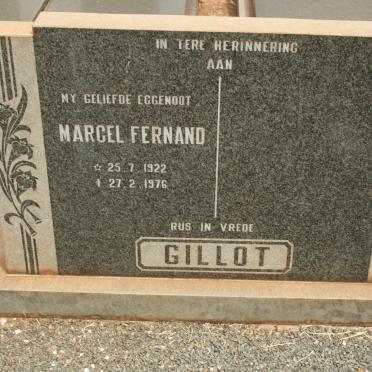 GILLOT Marcel Fernand 1922-1976