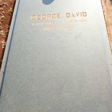 GROENEWALD George David 1902-1976