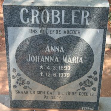 GROBLER Anna Johanna Maria 1899-1979
