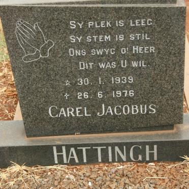 HATTINGH Carel Jacobus 1939-1976