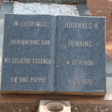 HENNING Johannes H. 1896-1970