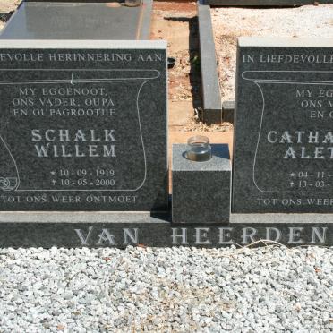HEERDEN Schalk Willem, van 1919-2000 &amp; Catharina Aletta 1921-1980