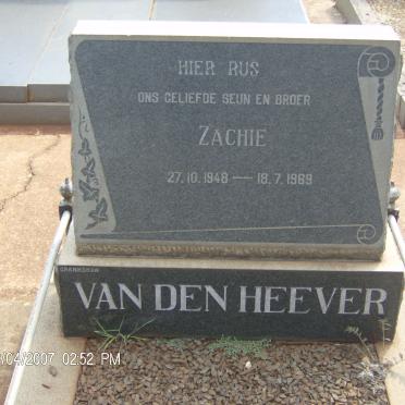 HEEVER Zachie, van den 1948-1969