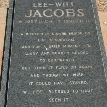 JACOBS Lee-Will 1987-1991