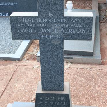 JOUBERT Jacob Daniel Adriaan 1916-1973