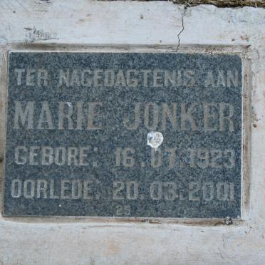 JONKER Marie 1923-2001