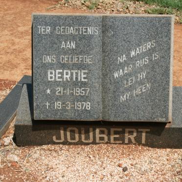 JOUBERT Bertie 1957-1978