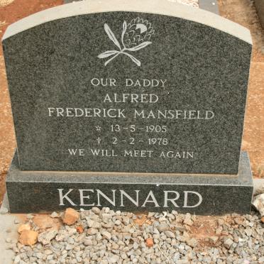 KENNARD Alfred Frederick Mansfield 1905-1978
