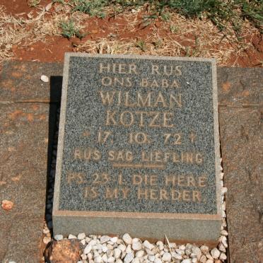 KOTZE Wilman 1972-1972