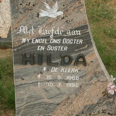 KLERK Hilda, de 1968-1992