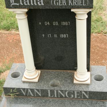 LINGEN Elana, van nee KRIEL 1967-1987