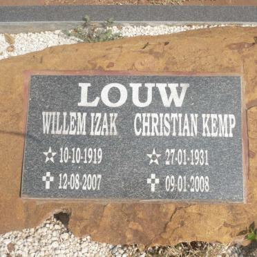 LOUW Willem Izak 1919-2007 :: LOUW Christian Kemp 1931-2008