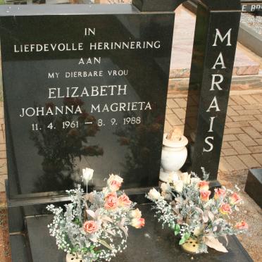 MARAIS Elizabeth Johanna Magrieta 1961-1988