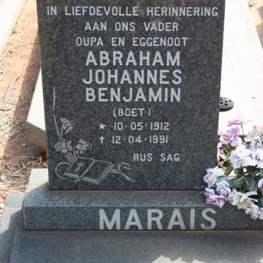 MARAIS Abraham Johannes Benjamin 1912-1991