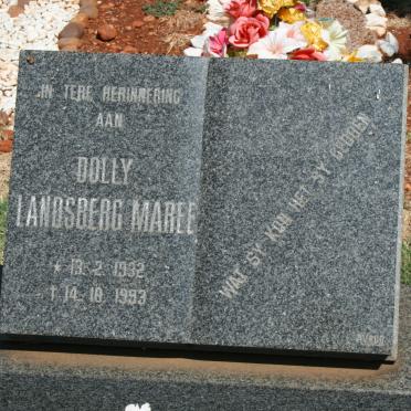MAREE Dolly Landsberg 1992-1993