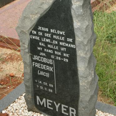 MEYER Jacobus Frederik 1969-1988