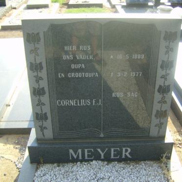 MEYER Cornelius F.J. 1889-1977