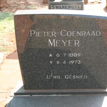 MEYER Pieter Coenraad 1889-1973