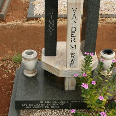 MERWE Jimmy, van der