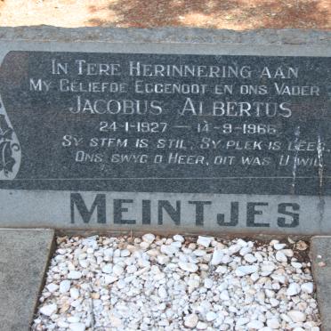 MEINTJES Jacobus Albertus 1927-1966
