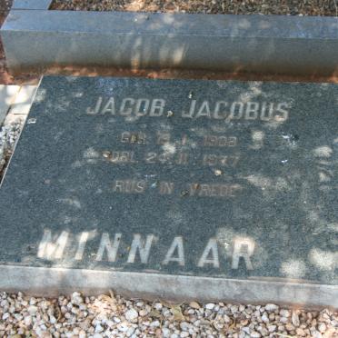 MINNAAR Jacob Jacobus 1908-1977