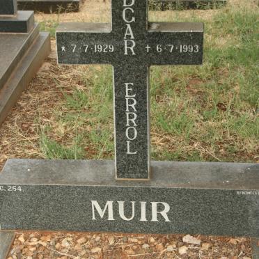 MUIR Edgar Errol 1929-1993