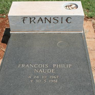 NAUDÉ Francois Philip 1967-1981