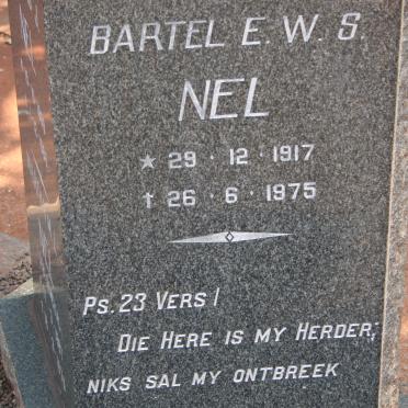 NEL Bartel E.W.S. 1917-1975