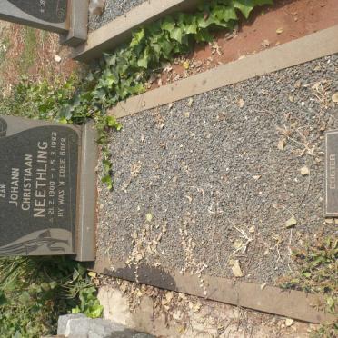 NEETHLING Johann Christiaan 1900-1982 :: NEETHLING Linda 1931-2012