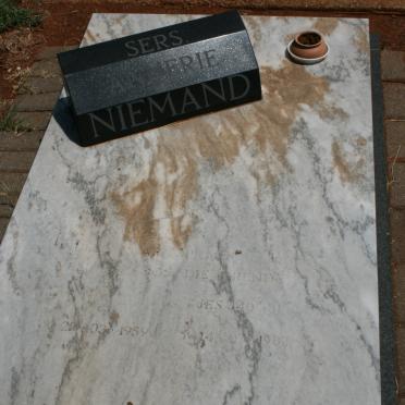 NIEMAND Annerie 1959-1982