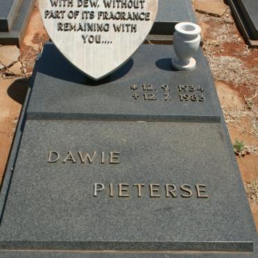 PIETERSE Dawie 1934-1983