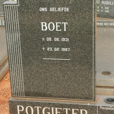 POTGIETER Boet 1931-1997