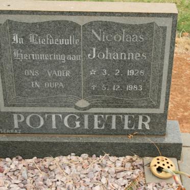 POTGIETER Nicolaas Johannes 1928-1983