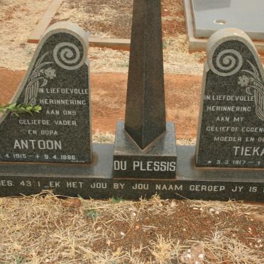 PLESSIS Antoon, du 1915-1986 &amp; Tieka 1917-1981