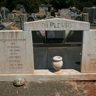 PLESSIS Jacobus Josephus, du 1904-1977 &amp; Hester Adriana DE BEER 1903-1988