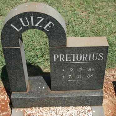 PRETORIUS Luïze 1986-1986