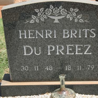 PREEZ Henri Brits, du 1948-1979