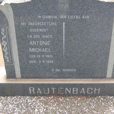 RAUTENBACH Antonie Michael 1910-1968