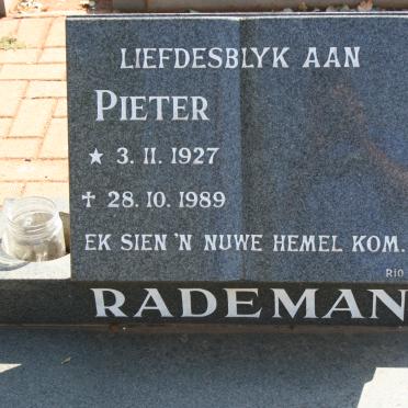 RADEMAN Pieter 1927-1989