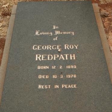 REDPATH George Roy 1899-1978