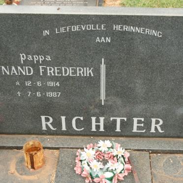 RICHTER Wynand Frederik 1914-1987