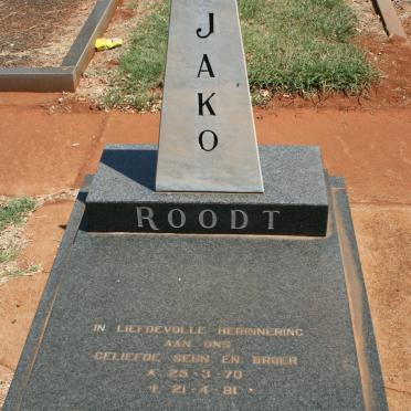ROODT Jako 1970-1981