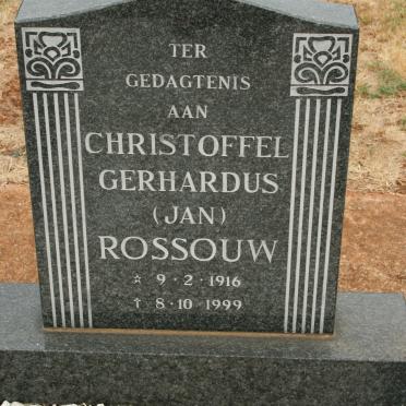 ROSSOUW Christoffel Gerhardus 1916-1999