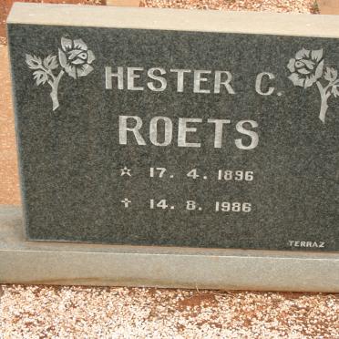 ROETS Hester C. 1896-1986